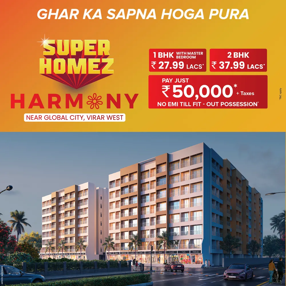 1, 2 BHK Flats in Virar West